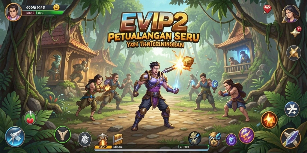 Tampilan screenshot gameplay <strong>EVIP2</strong> menunjukkan keindahan petualangan yang menunggu.