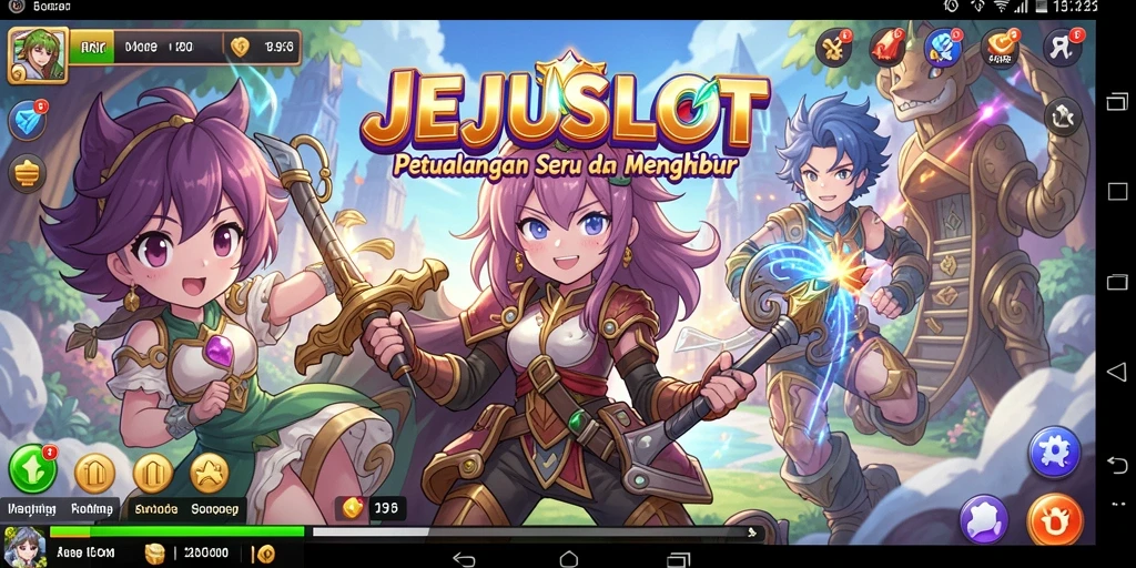 Tampilan gameplay JEJUSLOT yang memukau dan seru.