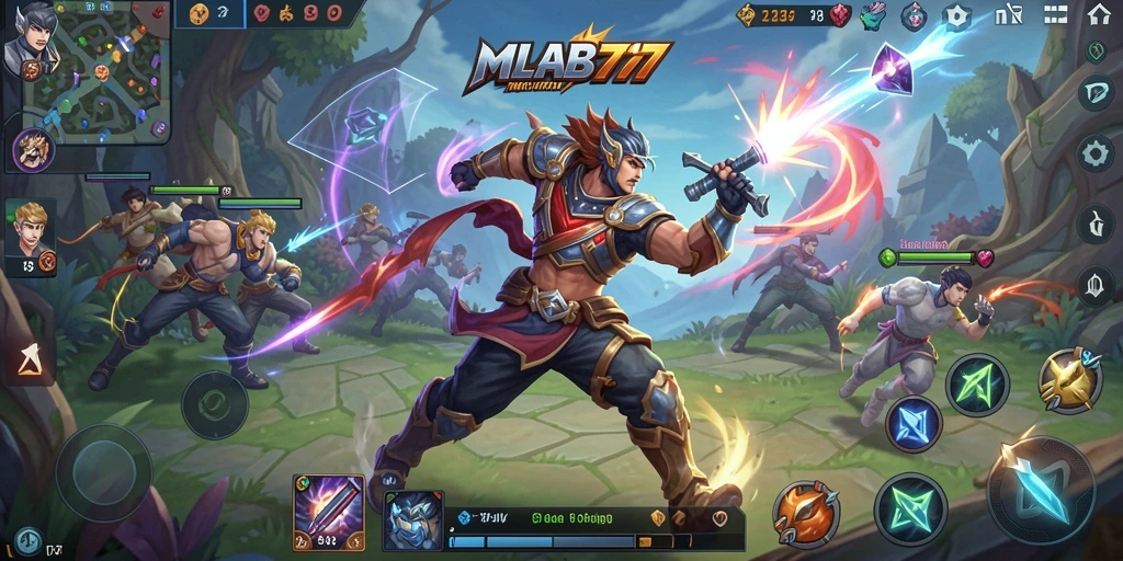 Tampilan gameplay seru dari MLBB777 dengan aksi olahraga yang menantang.