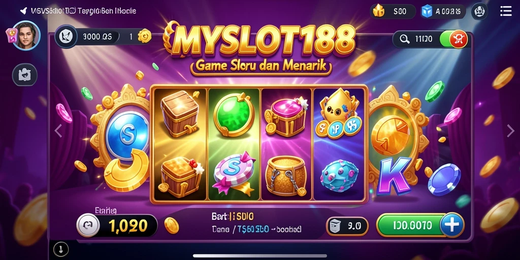 Tampilan gameplay MYSLOT188 yang menarik dan seru.