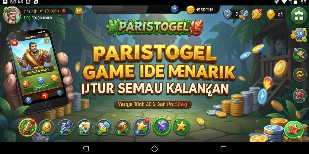Tampilan gameplay <strong>PARISTOGEL</strong> yang menarik dengan elemen Idle yang sederhana.