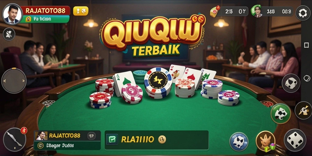 Tampilan gameplay menarik dalam RAJATOTO88 yang penuh aksi QiuQiu.