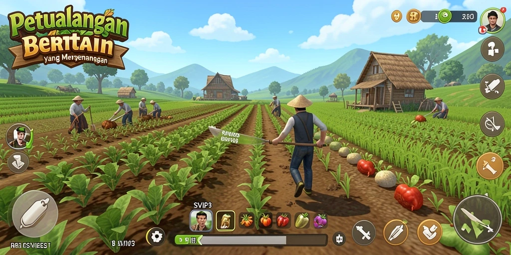 Tampilan gameplay SVIP3 yang seru dan interaktif.
